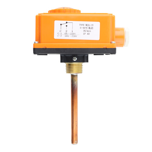 G1/2 Male Thread Thermostat 90C High Temp Start