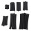 200 Stk. Schrumpfschlauch Schwarz 2:1 10,4MPa 70-110C 1