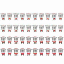 40x IP68 wasserdichte BEM-16C Metall-LED-Anzeige 16mm Rot 24V