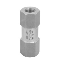 304 Edelstahl Hex-Spalt-Rückschlagventil 1/8 Zoll BSPP Hochtemperatur