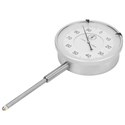 Dial Indicator Brass 7-Bearings Shockproof Steel Probe 0-50mm 2