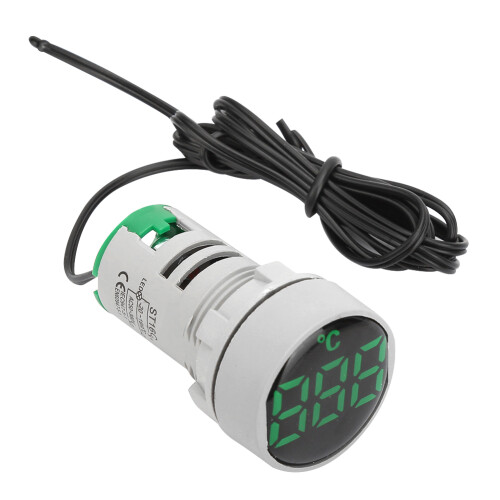 LED-Digital-Thermometer AC 50-380V -20 bis 199C grün 2