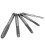 5x HSS Gewindebohrer Set M3-M8 Silber 4
