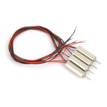 4x DC 4,5V 31440U/min Kernloser Motor 4x12mm