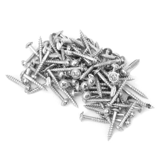 100 Stk. Verzinkte M4-25mm Senkschrauben Set 2