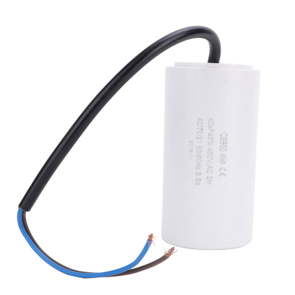 Cbb60 Eco Motor Capacitor 450V 40Uf Esr 0.2 For Appliance 323163193489