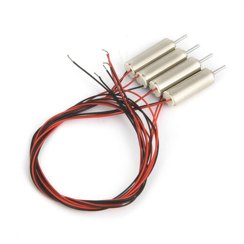 4x DC 4,5V 31440U/min Kernloser Motor 4x12mm 2