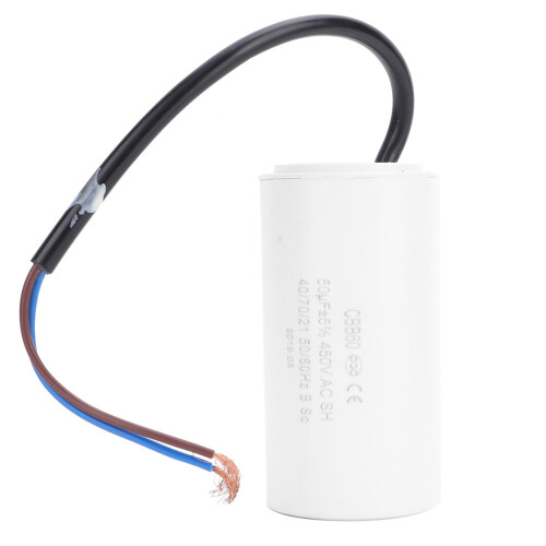 CBB60-Motorkondensator 450V 50µF mit Drahtanschluss