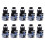 10pcs BEM38-20X/31 22mm 3 Position Self Locking Rotary Selector Switch 4