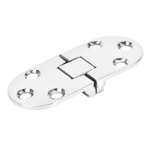 Edelstahl-Scharnier Poliert 80x30mm