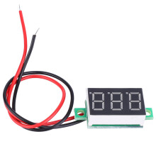5x 0,36'' LED-Spannungsmesser 3,0-30,0V blau