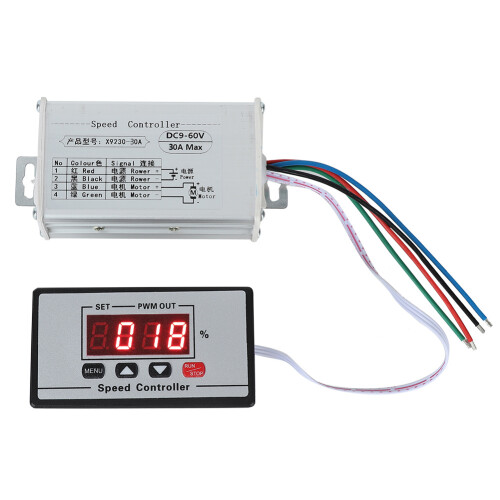 DC9-60V PWM-Motorregler 30A Digitalanzeige