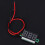 5x 0,36'' LED-Spannungsmesser 3,0-30,0V blau 4