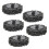 5pcs 2inch 50mm Poly Strip Disc Roll Lock Grinding Wheel Black 1