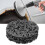 50mm Poly Strip Polishing Disc Rust Paint Remover Black 5