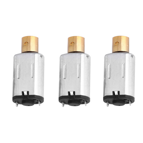 3Pcs Brass Eccentric Wheel Vibration Motor 1000rpm