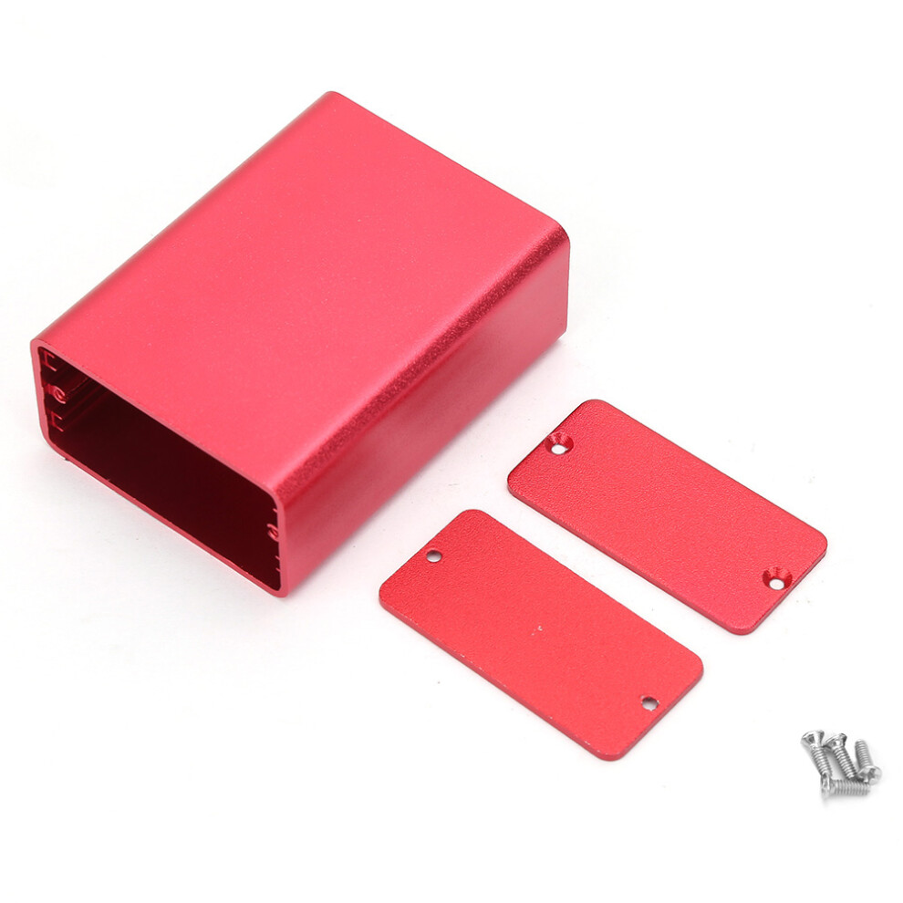 Aluminum Cooling Box Diy Electronic Enclosure Frosted Red 323163200088
