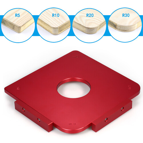 Holzbearbeitungs-Radius-Schablone Fräser Alu R5-R30 2