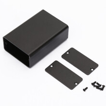 Frosted Black Aluminium PCB Instrument Box