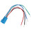 3x 5-Pin Buchsenstecker für 16mm Metall-Taster 4