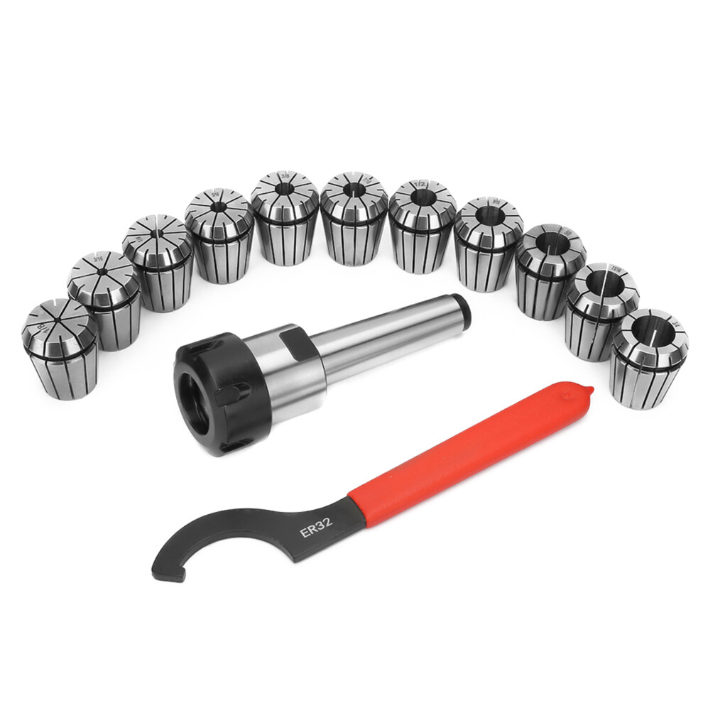 Mt3-Er32 Milling Cutter Shank Tool 11Pcs Er32 Collet 323163200293
