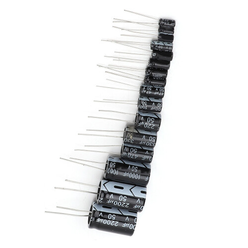 150Stk Elektrolytkondensator-Kit 50V 1uF-2200uF 2