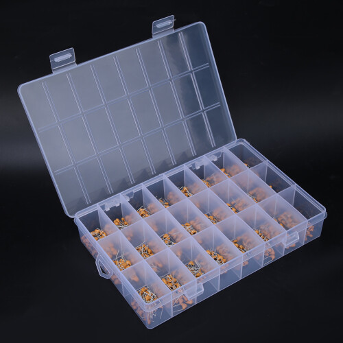 840Stk Keramik-Kondensator-Kit 24 Werte 0,1µF/47nF 2