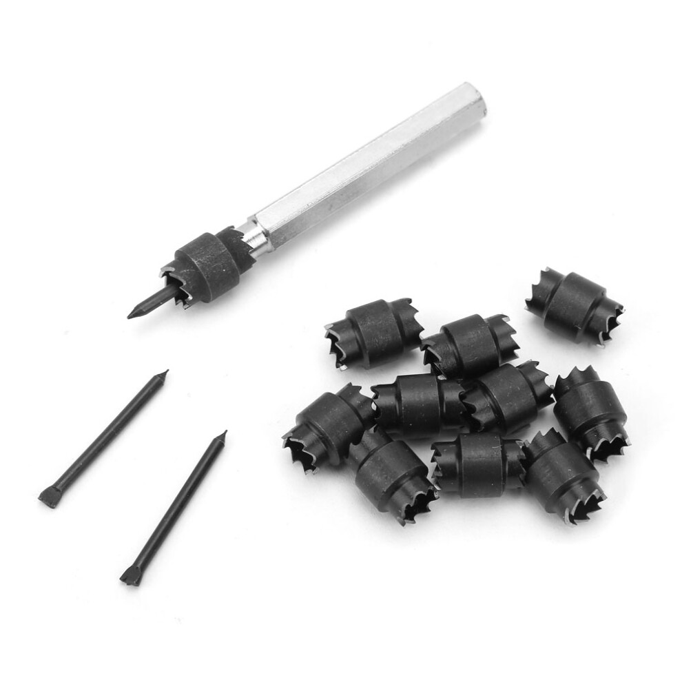 13Pcs 3/8'' Hss Double Sided Spot Weld Cutter Kit 323163199672