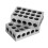 2 Stk. Fräspannblock 25x50x75mm 23 Löcher 2