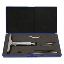 Tiefenmessschraube hochgenau, rund, 0-100mm (4in)