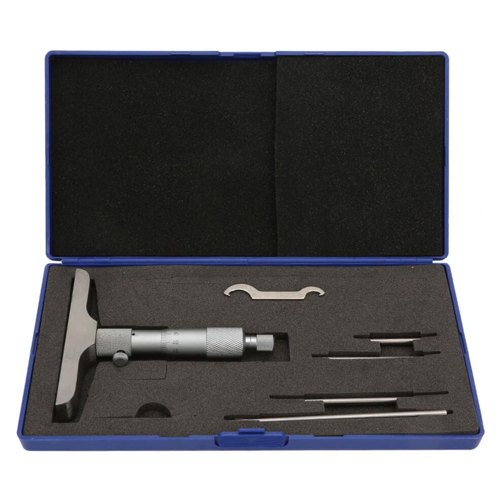 High Accuracy Round Head Depth Micrometer 0-100Mm (4In) 323163199764