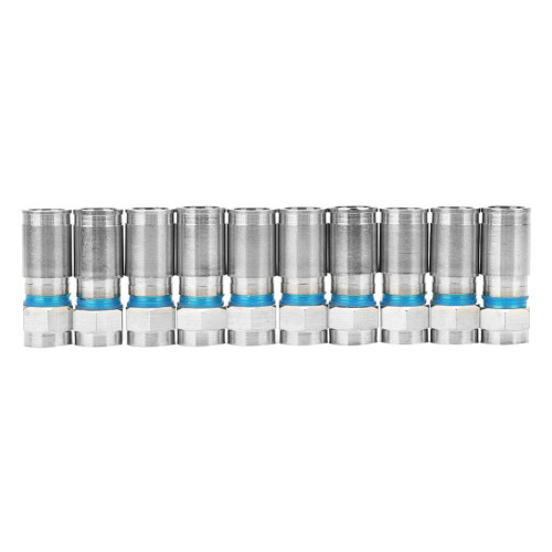10x RG6 Squeezed F-Stecker Antennenadapter