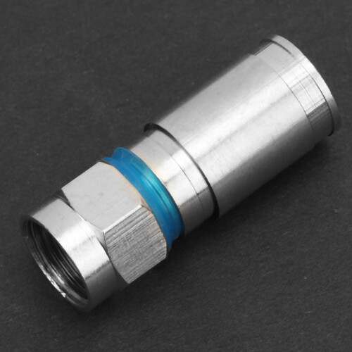 10x RG6 Squeezed F-Stecker Antennenadapter 2