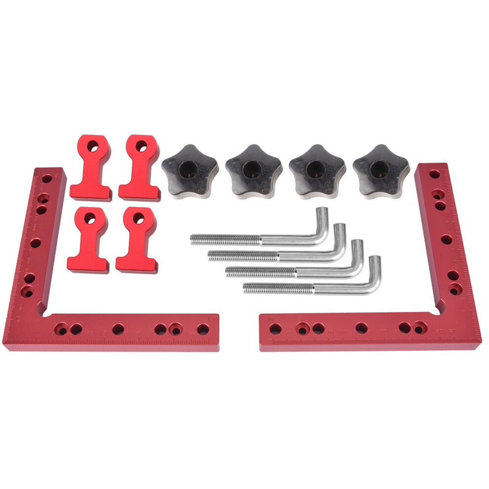 L Shape 90 Degree Woodworking Right Angle Clip Ruler (160X160mm) 323163191973