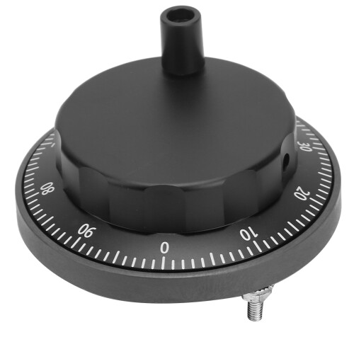 5V 80mm 6Pin CNC Handrad Encoder 100PPR Schwarz 1