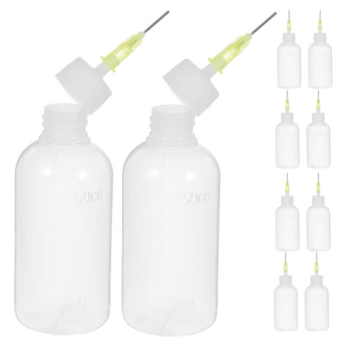 12 Stk. Squeeze Flaschen Applikator Abfüllflasche Kleber