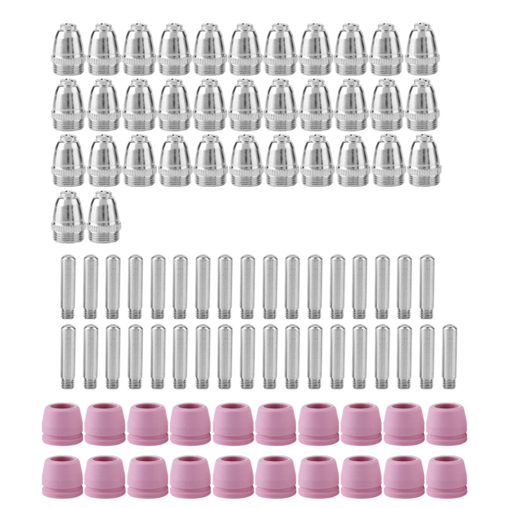 90X Plasma Cutter Cutting Torch Consumables Electrode Nozzles Cups Kit 323163192307