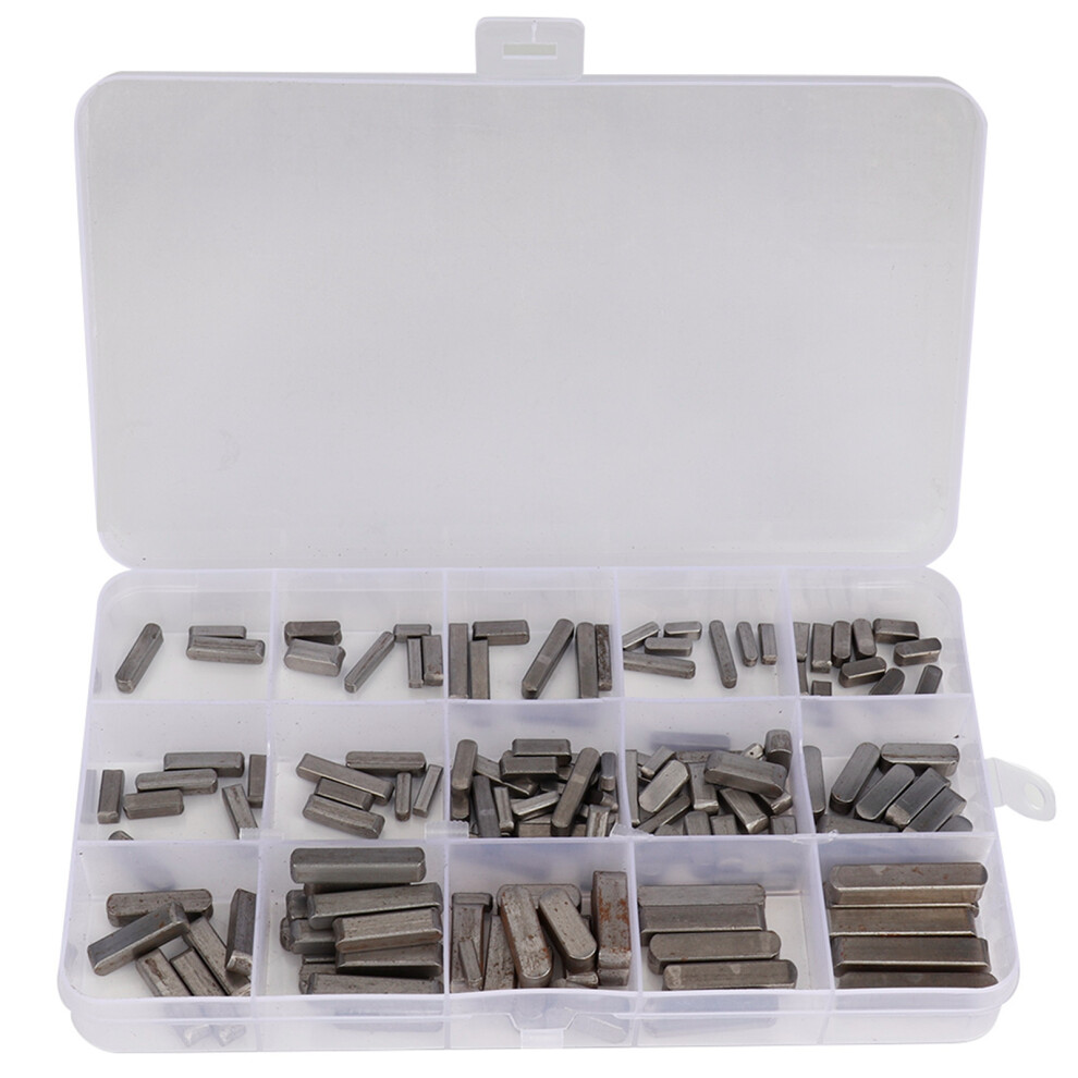 140Pcs Professional Parallel Drive Shaft Key Round Ended Feather Key 323163211541