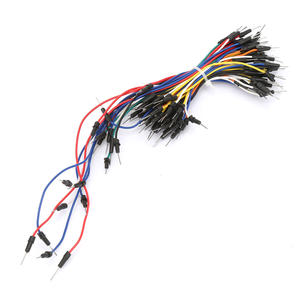 65Pcs Multicolor Solderless Flexible Breadboard Jumper Wire Kit 323163207957