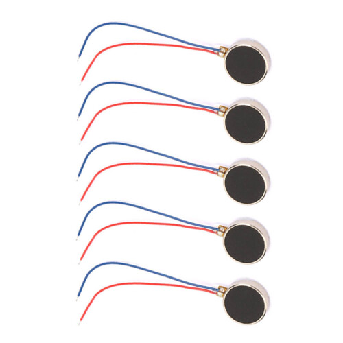 5x DC 3V 80mA Vibrations-Mikromotor 10x2mm 1