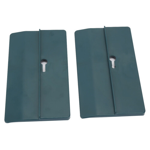 2x ABS Deckenmontageplatte 15x8mm 2