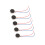 5x DC 3V 80mA Vibrations-Mikromotor 10x2mm 4
