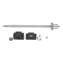 Kugelumlaufspindel 360mm + Mutter BK/BF12 Halterung 6.35*10mm Kupplung