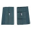 2x ABS Deckenmontageplatte 15x8mm 4