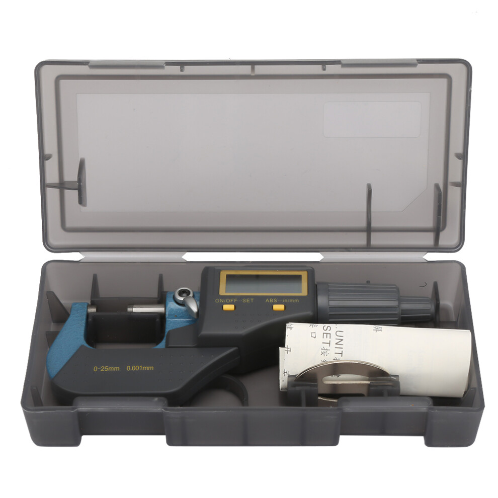 Electronic Digital Micrometer 0-25Mm 0.001Mm Thickness Gauge 323163208824
