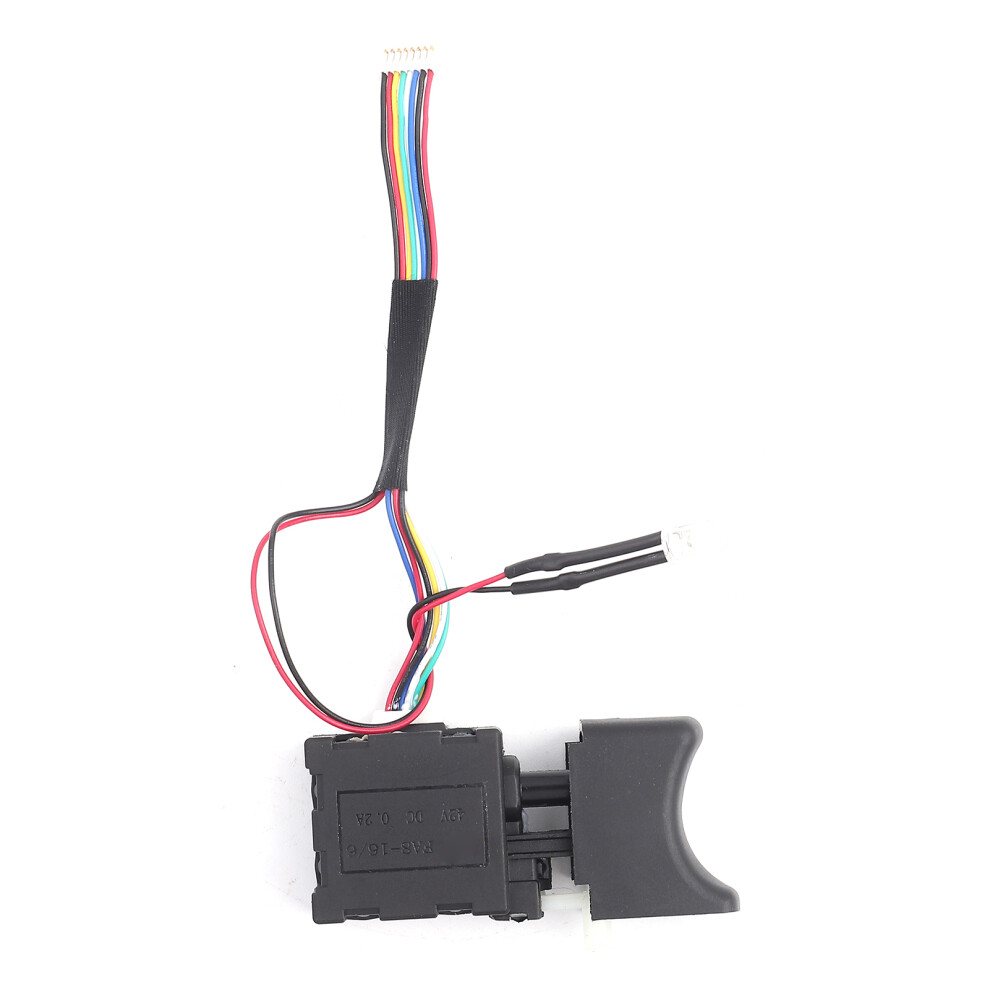 Black Adjustable Speed Cw/Ccw Electric Drill Trigger Switch Fit 323163212791