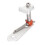 Adjustable Anti-Skid Aluminum Encoder Mounting Bracket 4