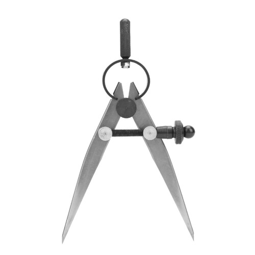 45# Stahl Zirkel-Teiler-Messschieber 75mm gehärtet 1