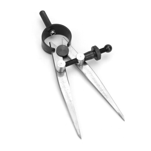 45# Stahl Zirkel-Teiler-Messschieber 75mm gehärtet 2