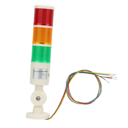 Rot/Grün/Orange CNC-LED-Warnlicht 24VDC mit Summer 1